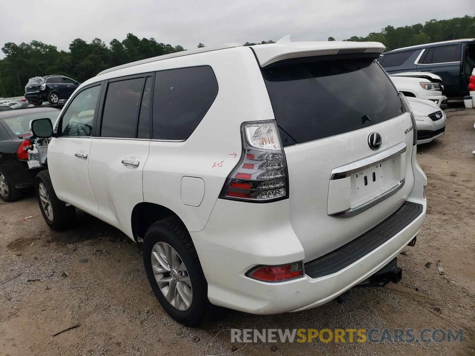 3 fotografías del automóvil dañado JTJAM7BX6M5291329 LEXUS GX 2021