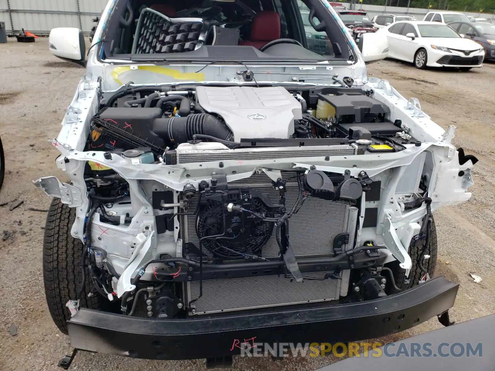 9 fotografías del automóvil dañado JTJAM7BX6M5291329 LEXUS GX 2021