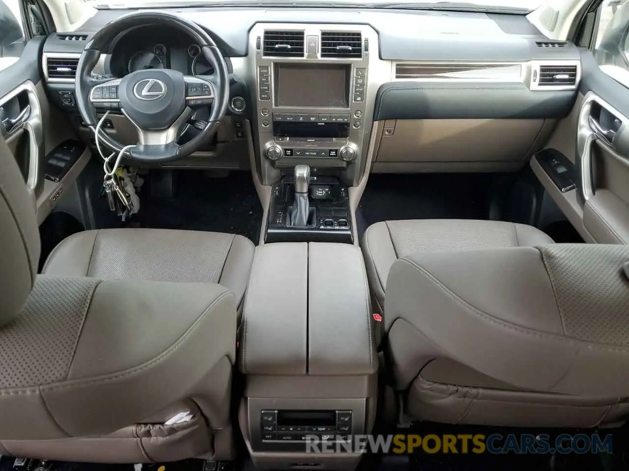 8 fotografías del automóvil dañado JTJAM7BX6M5291623 LEXUS GX 2021