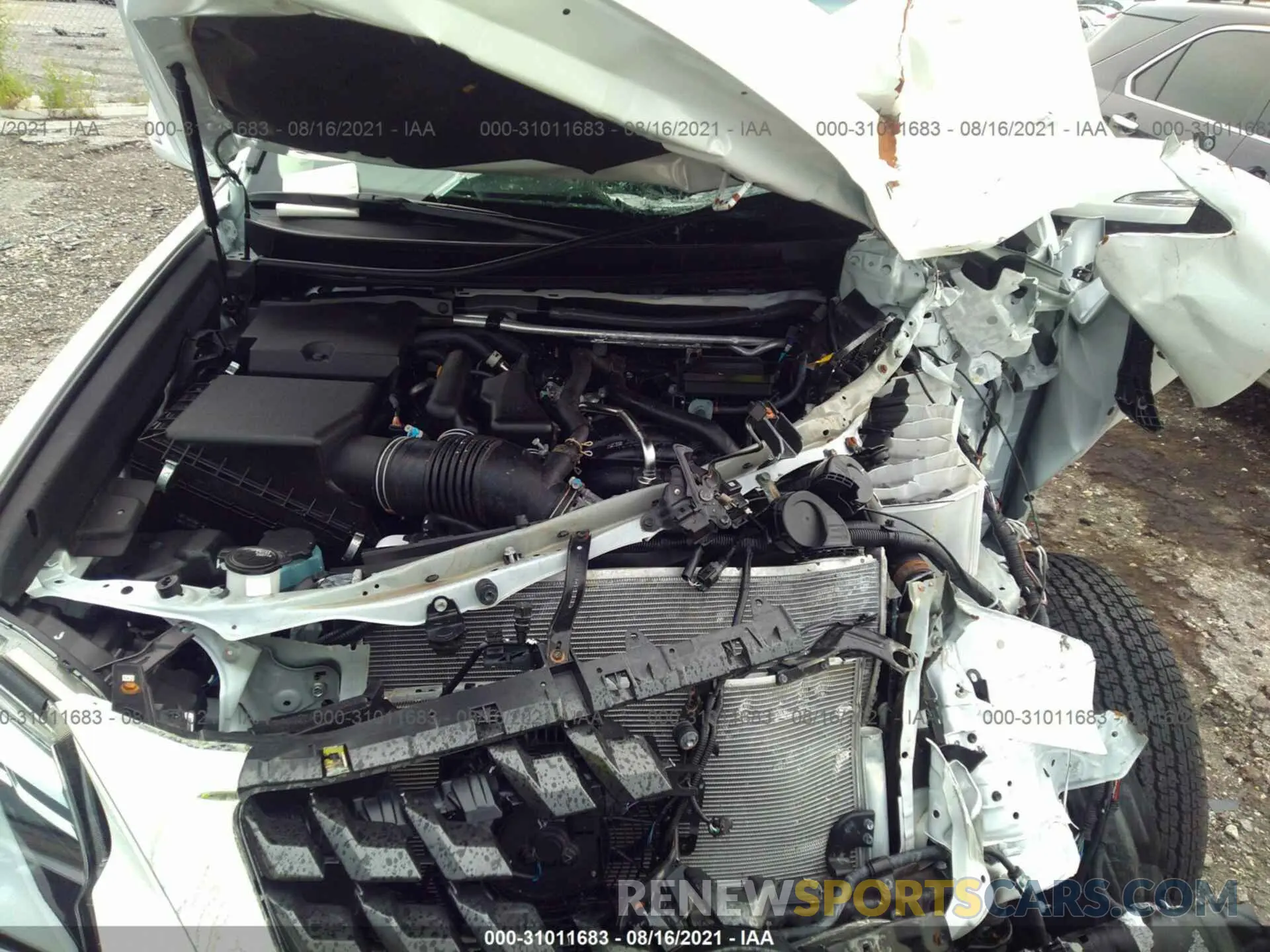 10 fotografías del automóvil dañado JTJAM7BX7M5289993 LEXUS GX 2021