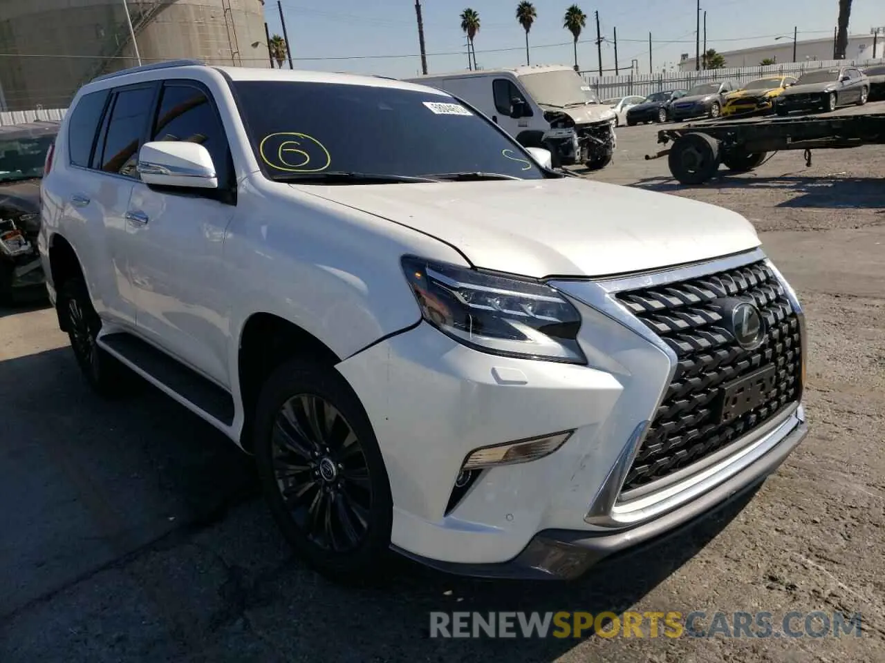 1 fotografías del automóvil dañado JTJAM7BX7M5290108 LEXUS GX 2021