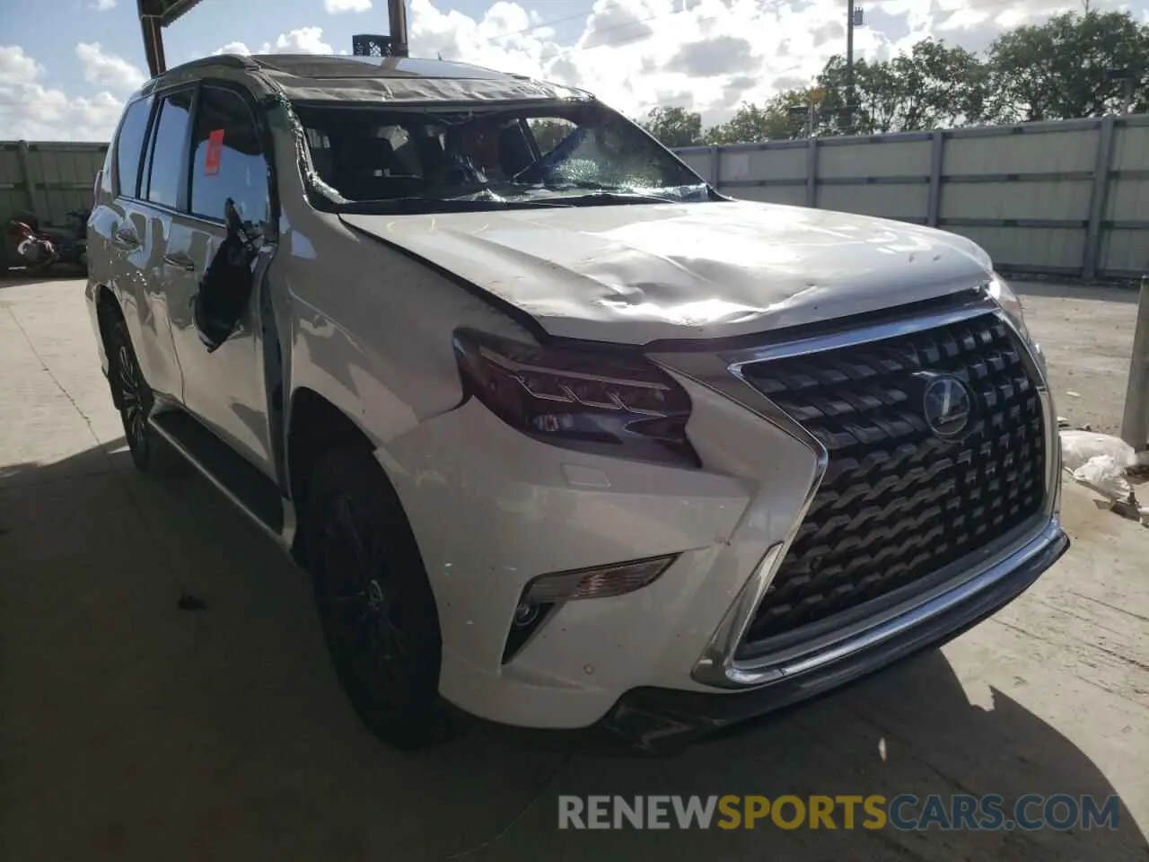 1 fotografías del automóvil dañado JTJAM7BX7M5292313 LEXUS GX 2021
