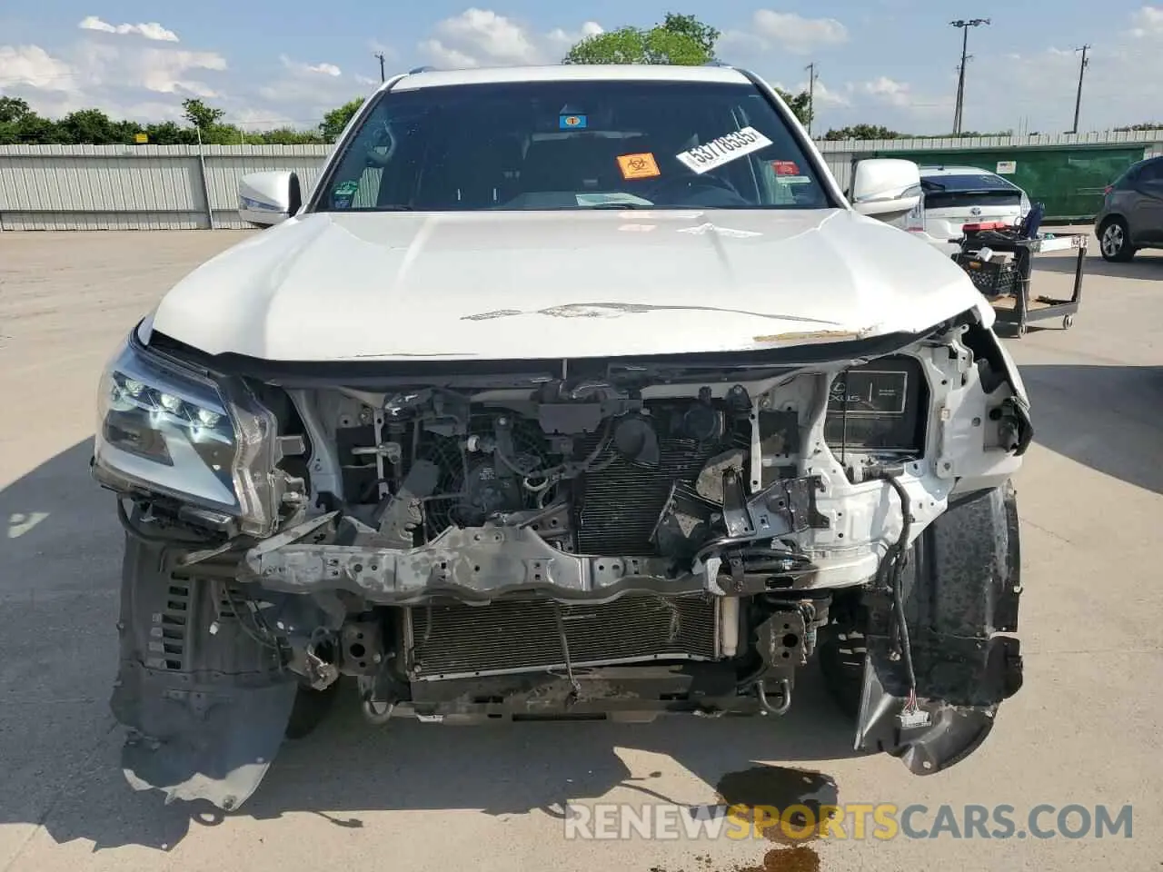 5 fotografías del automóvil dañado JTJAM7BX7M5294546 LEXUS GX 2021