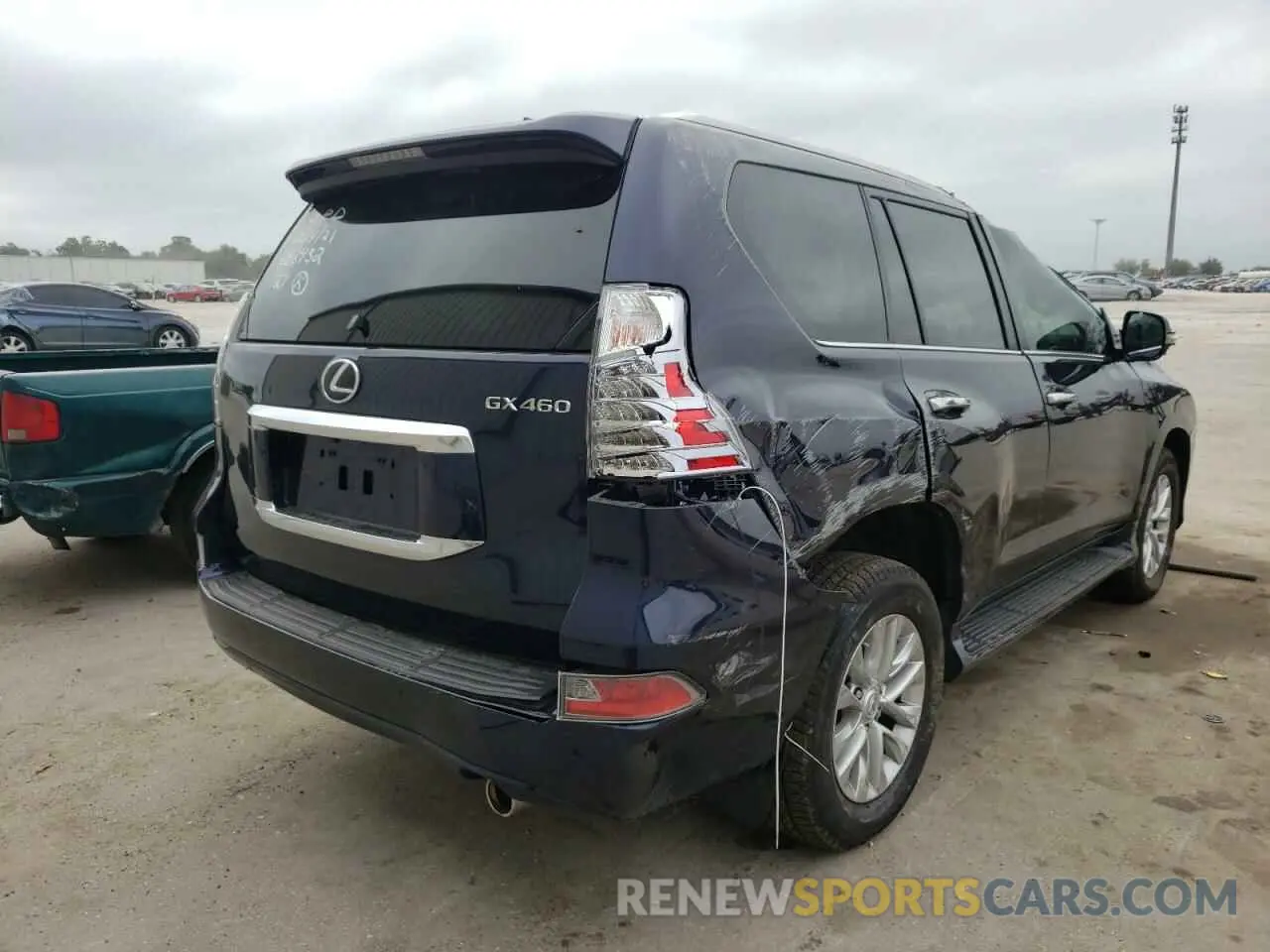 4 fotografías del automóvil dañado JTJAM7BX7M5295826 LEXUS GX 2021