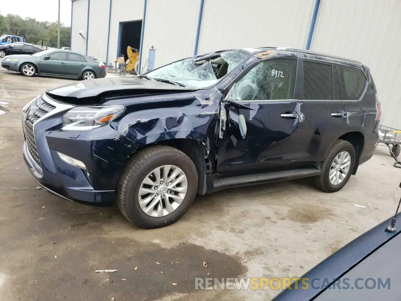 9 fotografías del automóvil dañado JTJAM7BX7M5295826 LEXUS GX 2021