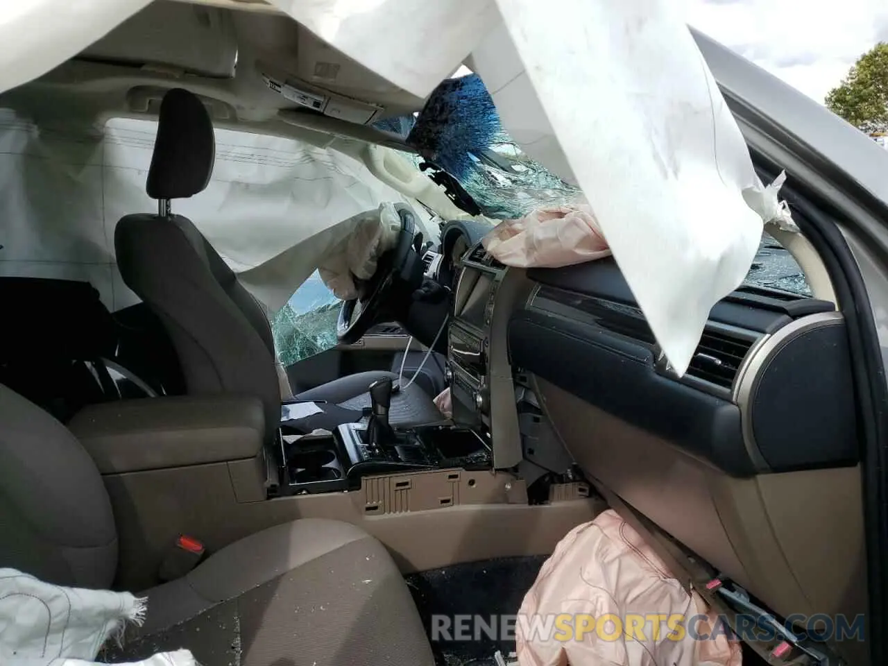 5 fotografías del automóvil dañado JTJAM7BX7M5302497 LEXUS GX 2021