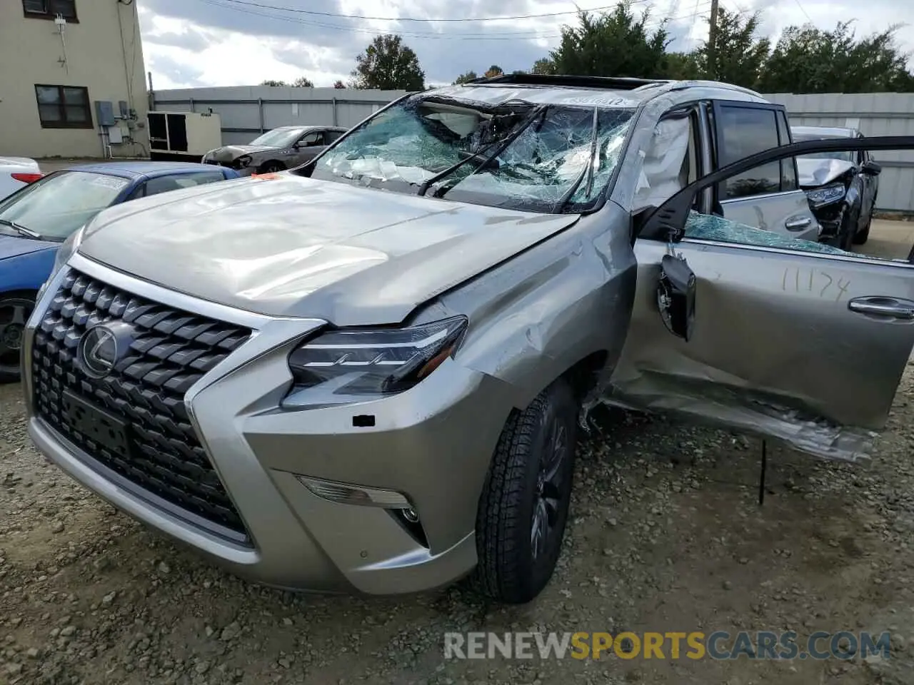 9 fotografías del automóvil dañado JTJAM7BX7M5302497 LEXUS GX 2021