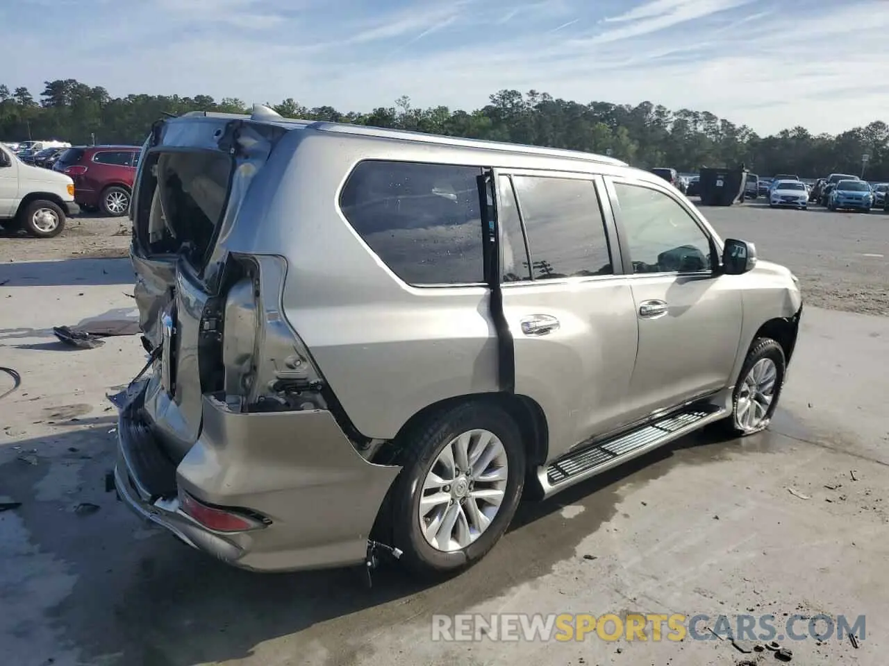 3 fotografías del automóvil dañado JTJAM7BX8M5269459 LEXUS GX 2021