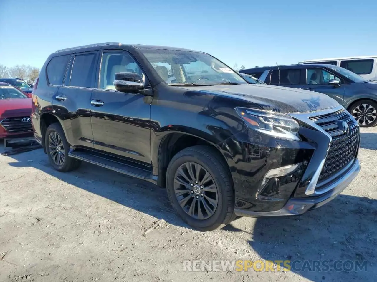 4 fotografías del automóvil dañado JTJAM7BX8M5278954 LEXUS GX 2021