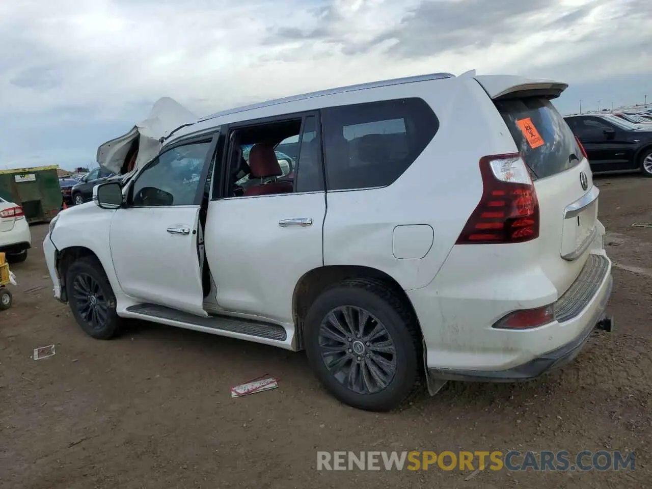 2 fotografías del automóvil dañado JTJAM7BX8M5284432 LEXUS GX 2021