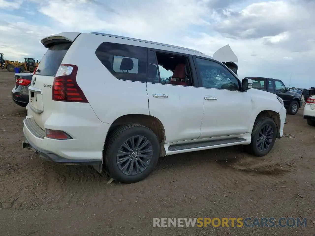 3 fotografías del automóvil dañado JTJAM7BX8M5284432 LEXUS GX 2021