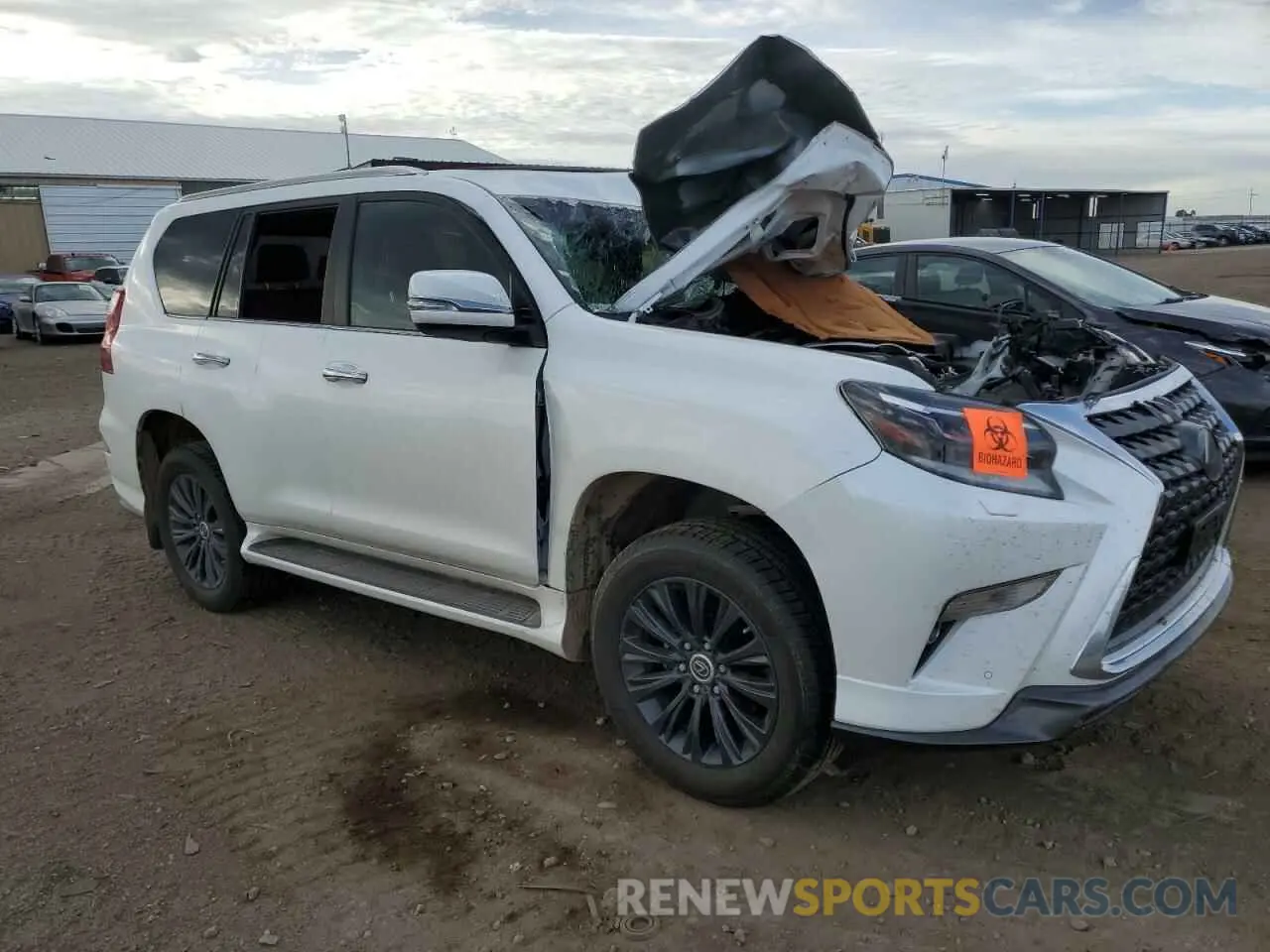 4 fotografías del automóvil dañado JTJAM7BX8M5284432 LEXUS GX 2021