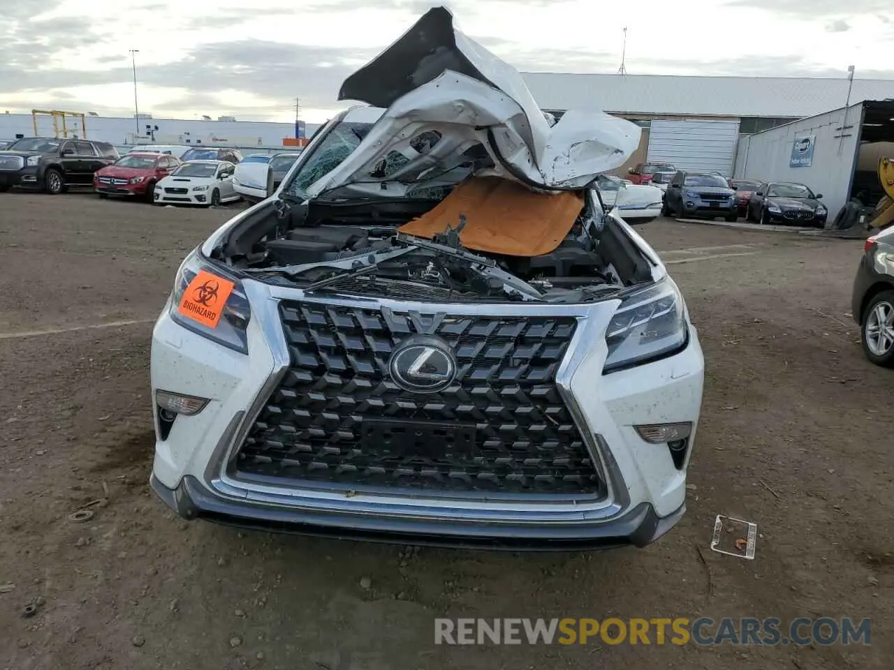 5 fotografías del automóvil dañado JTJAM7BX8M5284432 LEXUS GX 2021