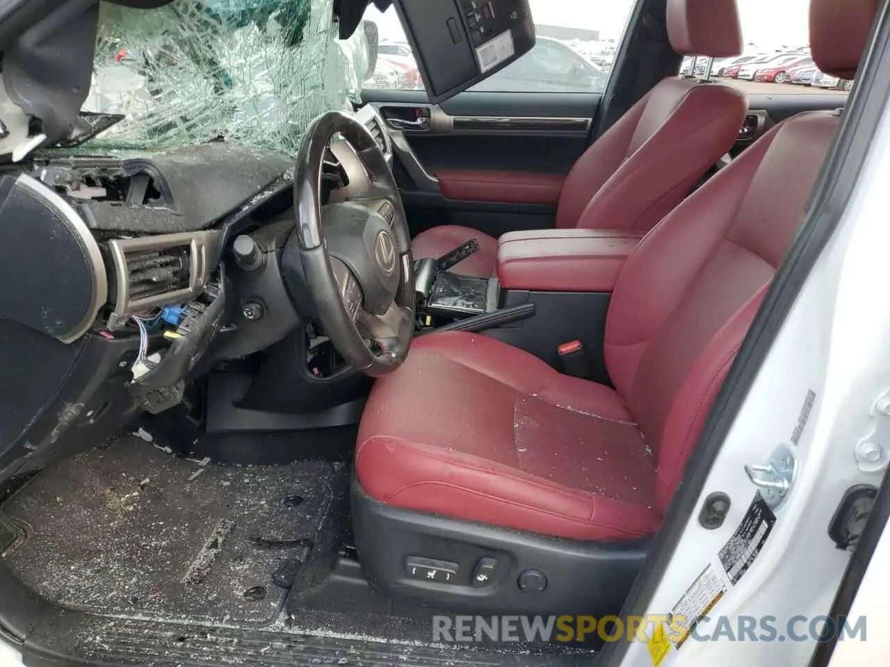 7 fotografías del automóvil dañado JTJAM7BX8M5284432 LEXUS GX 2021
