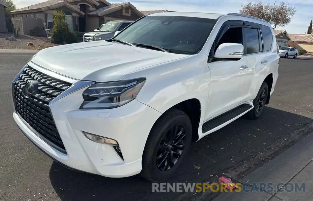 2 fotografías del automóvil dañado JTJAM7BX8M5284463 LEXUS GX 2021