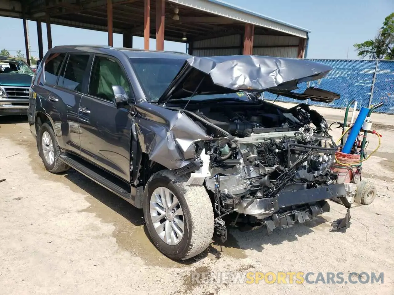 1 fotografías del automóvil dañado JTJAM7BX8M5287587 LEXUS GX 2021