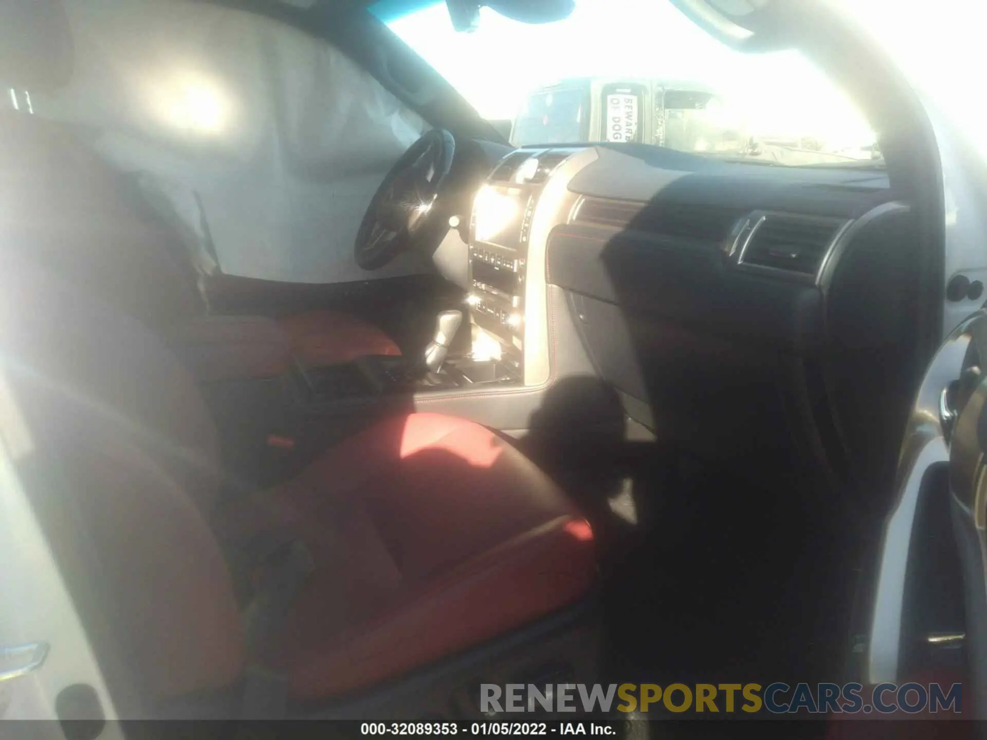 5 fotografías del automóvil dañado JTJAM7BX8M5288965 LEXUS GX 2021