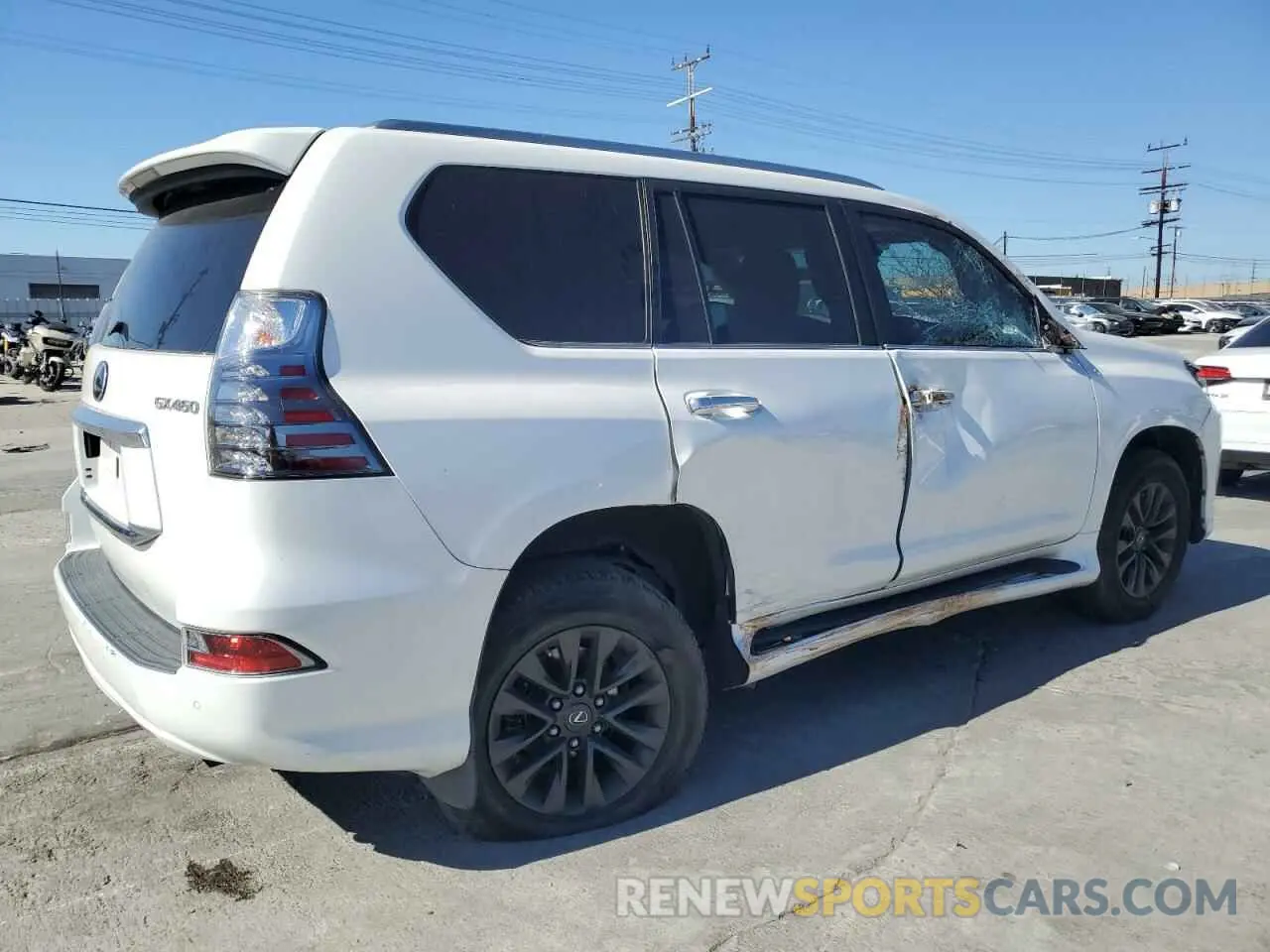 3 fotografías del automóvil dañado JTJAM7BX8M5290943 LEXUS GX 2021