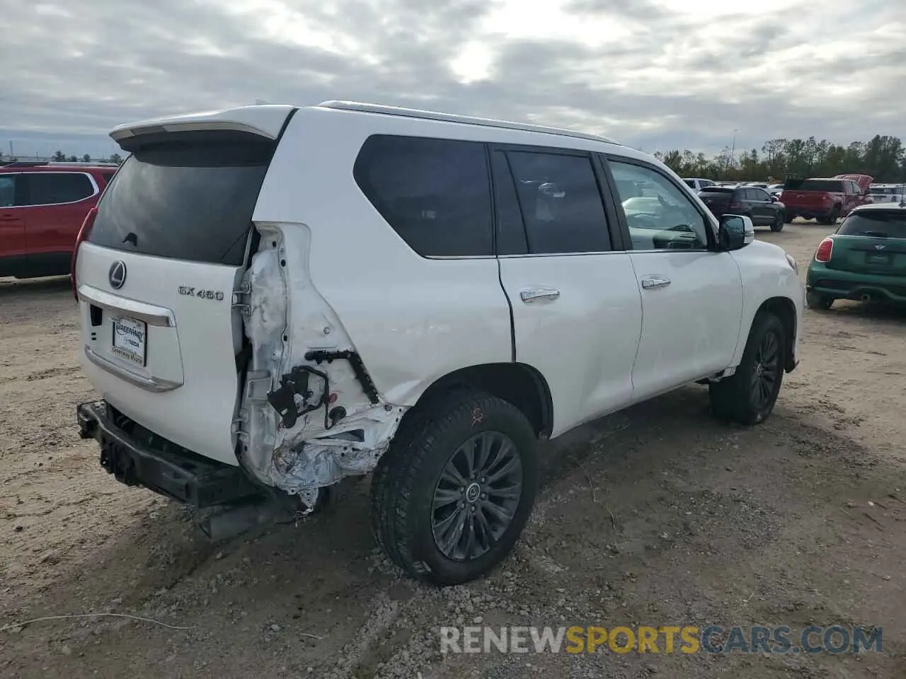 3 fotografías del automóvil dañado JTJAM7BX8M5291008 LEXUS GX 2021