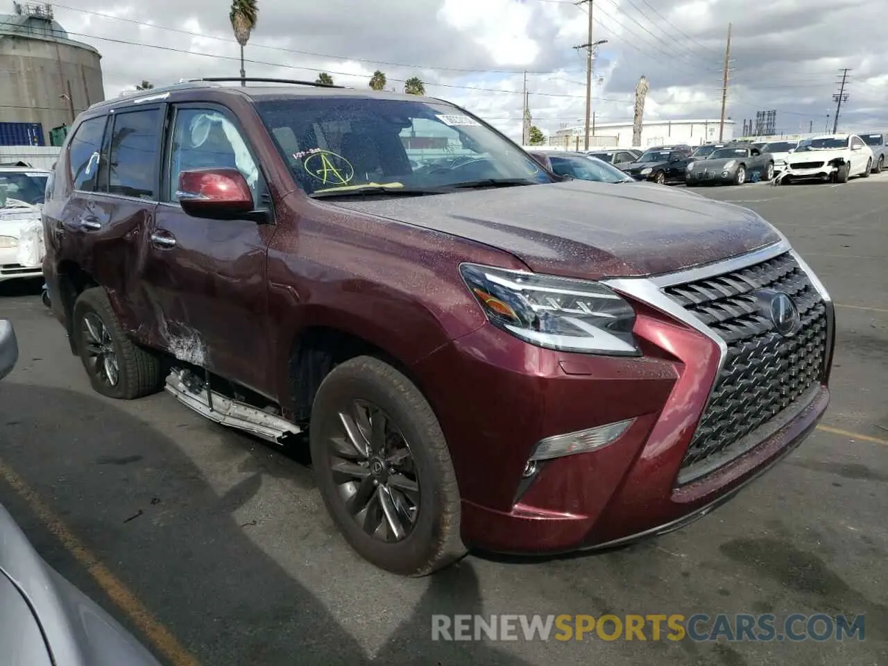1 fotografías del automóvil dañado JTJAM7BX8M5293535 LEXUS GX 2021