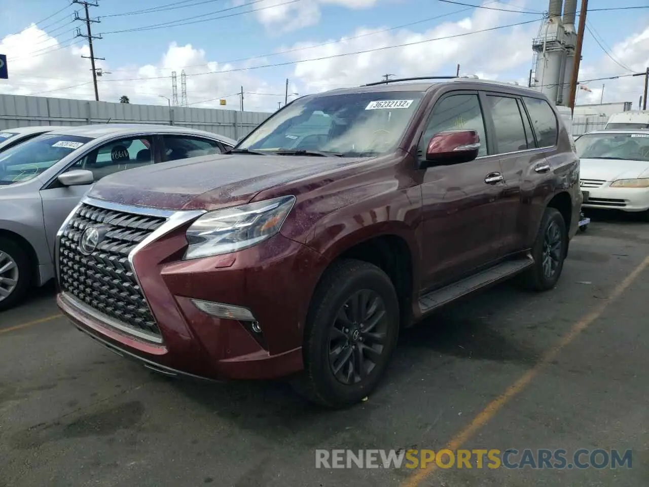 2 fotografías del automóvil dañado JTJAM7BX8M5293535 LEXUS GX 2021