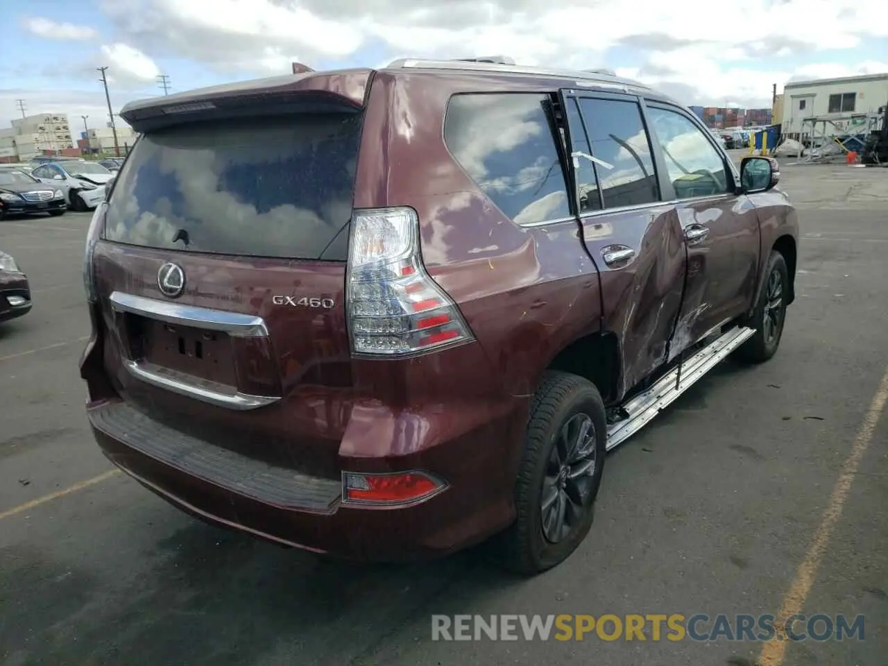 4 fotografías del automóvil dañado JTJAM7BX8M5293535 LEXUS GX 2021
