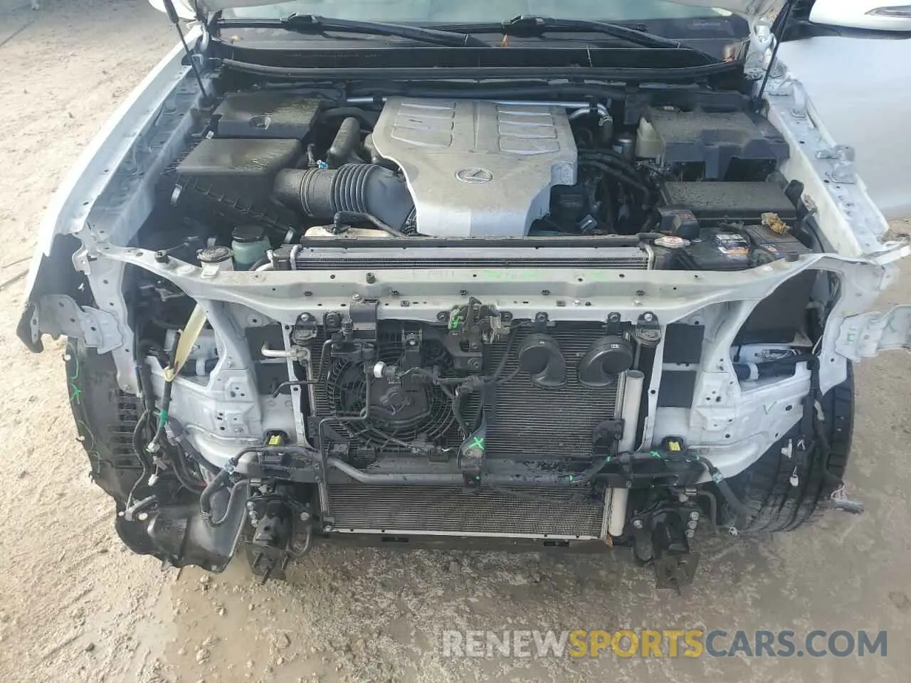 12 fotografías del automóvil dañado JTJAM7BX8M5300418 LEXUS GX 2021