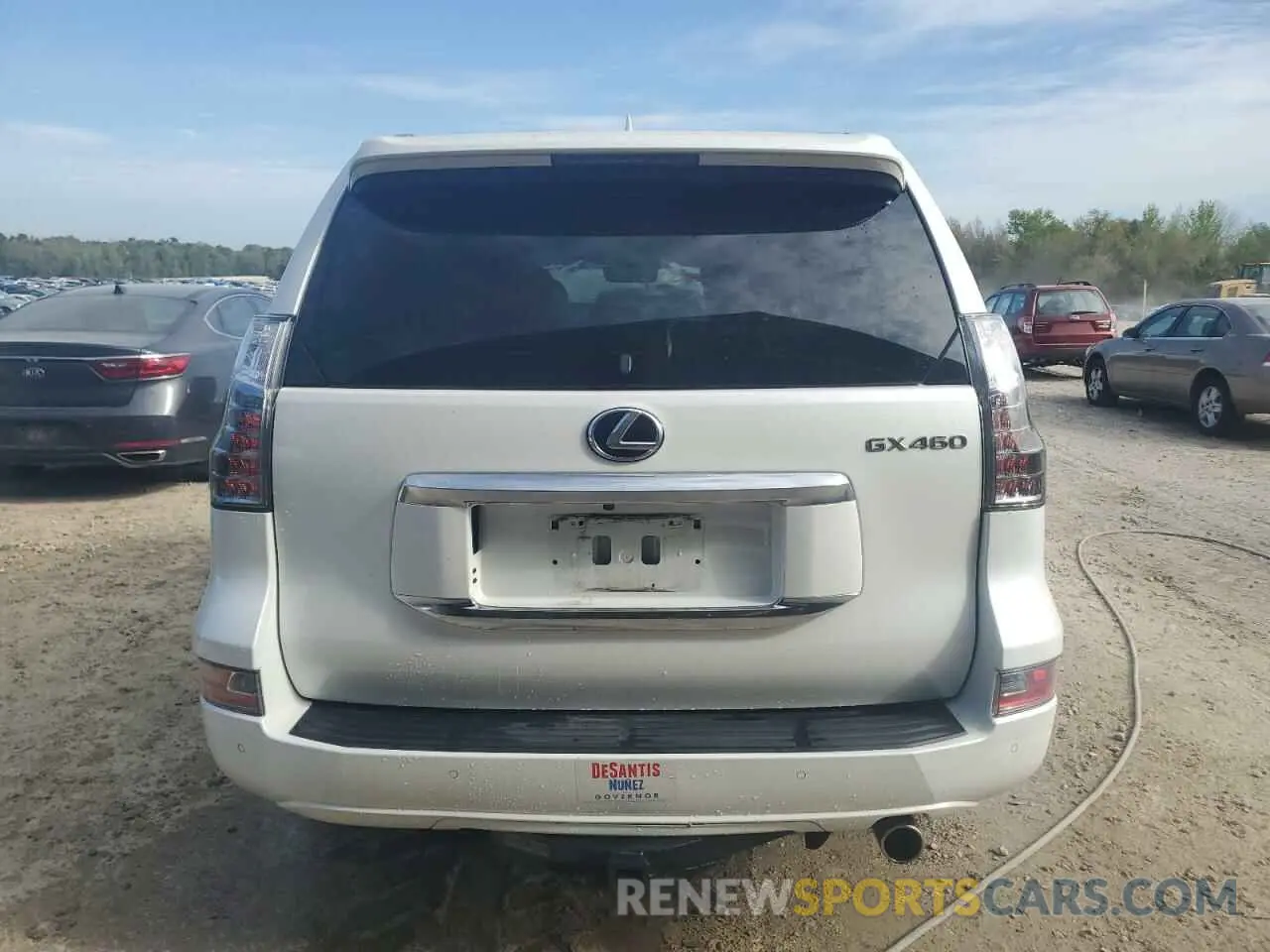 6 fotografías del automóvil dañado JTJAM7BX8M5300418 LEXUS GX 2021