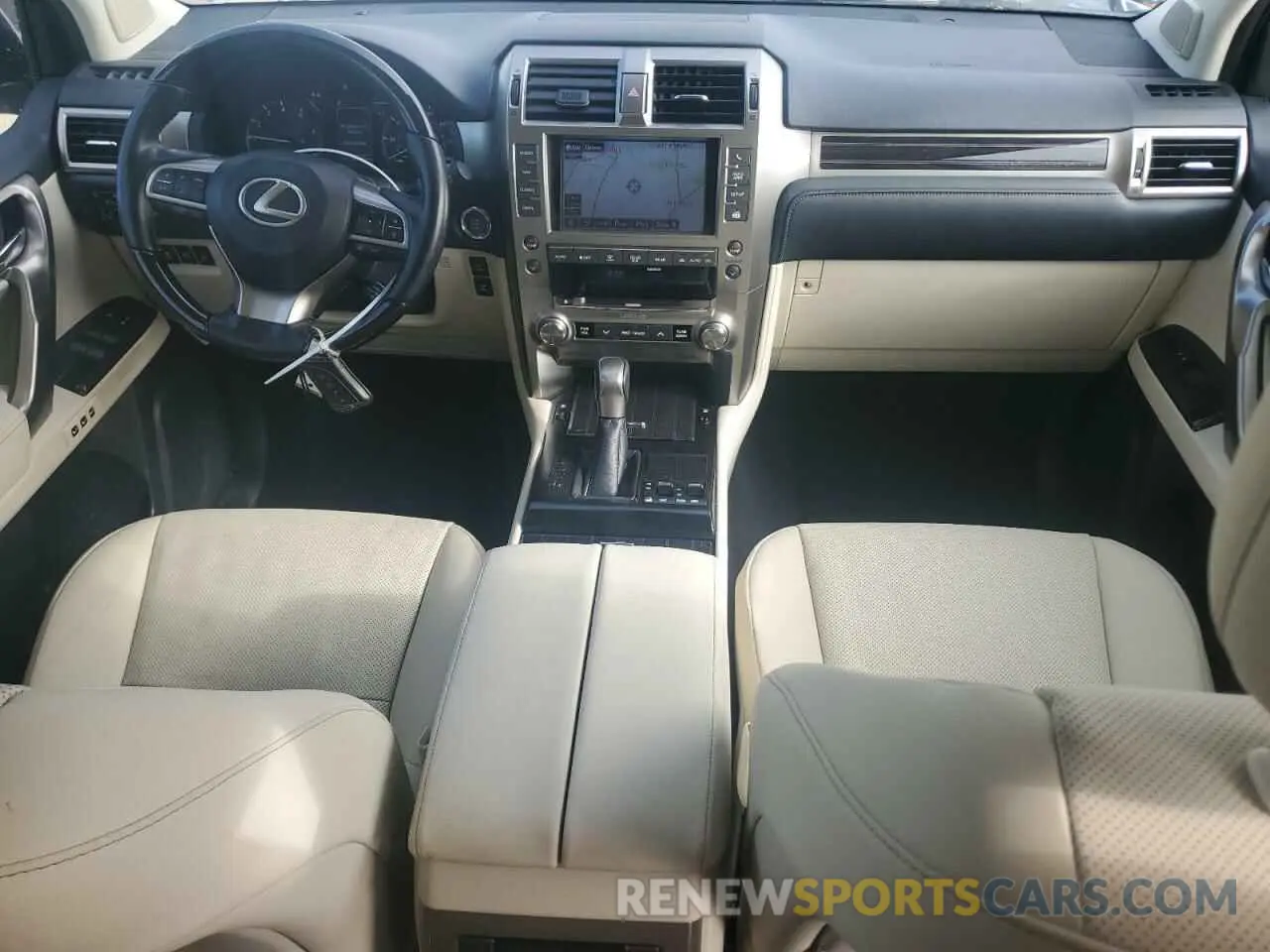 8 fotografías del automóvil dañado JTJAM7BX8M5300418 LEXUS GX 2021