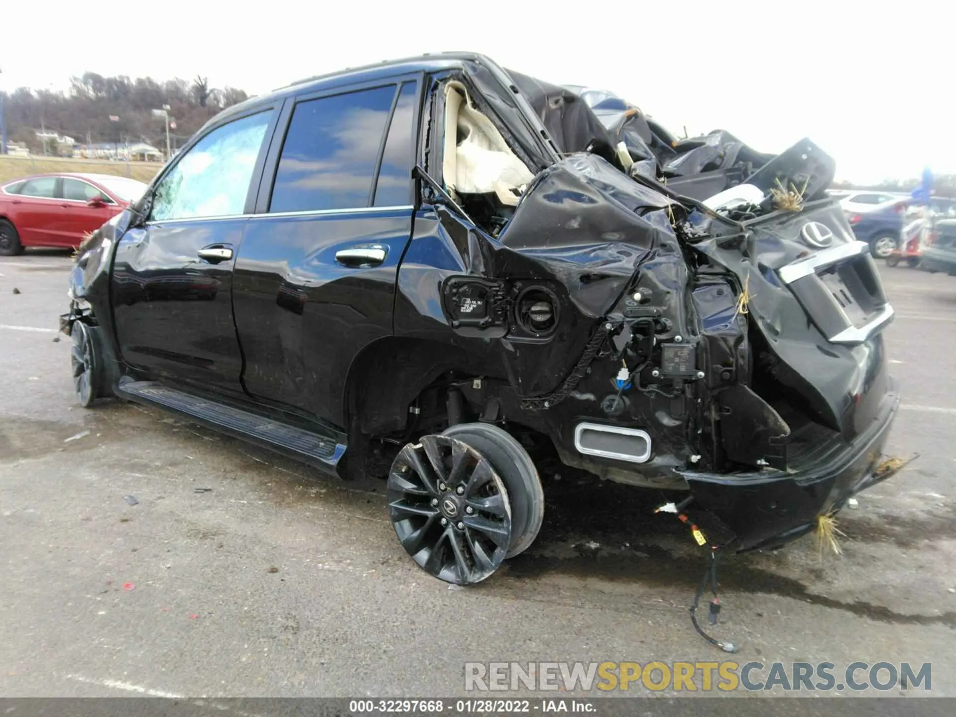 3 fotografías del automóvil dañado JTJAM7BX8M5300872 LEXUS GX 2021