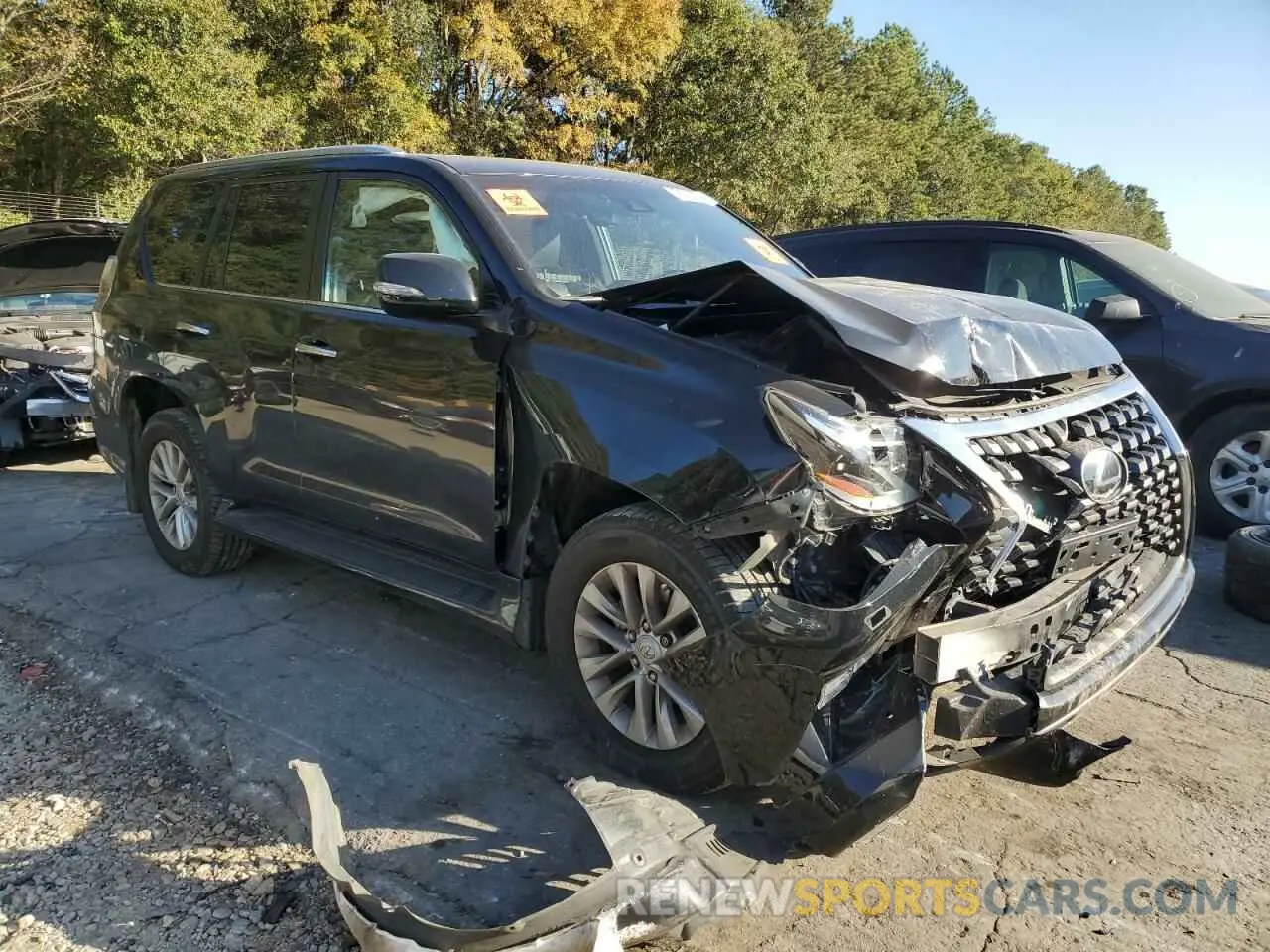 4 fotografías del automóvil dañado JTJAM7BX9M5270622 LEXUS GX 2021
