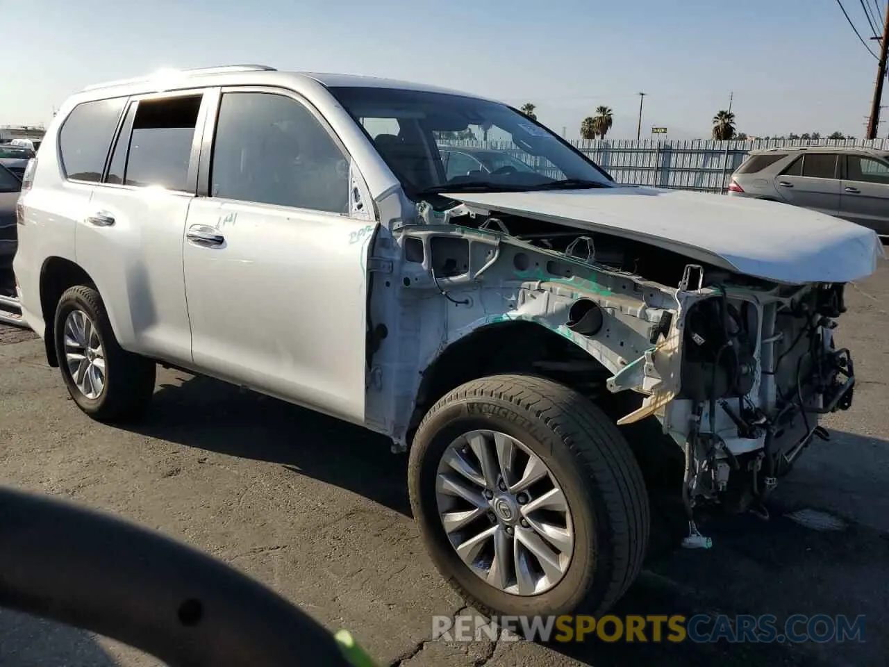 4 fotografías del automóvil dañado JTJAM7BX9M5272015 LEXUS GX 2021