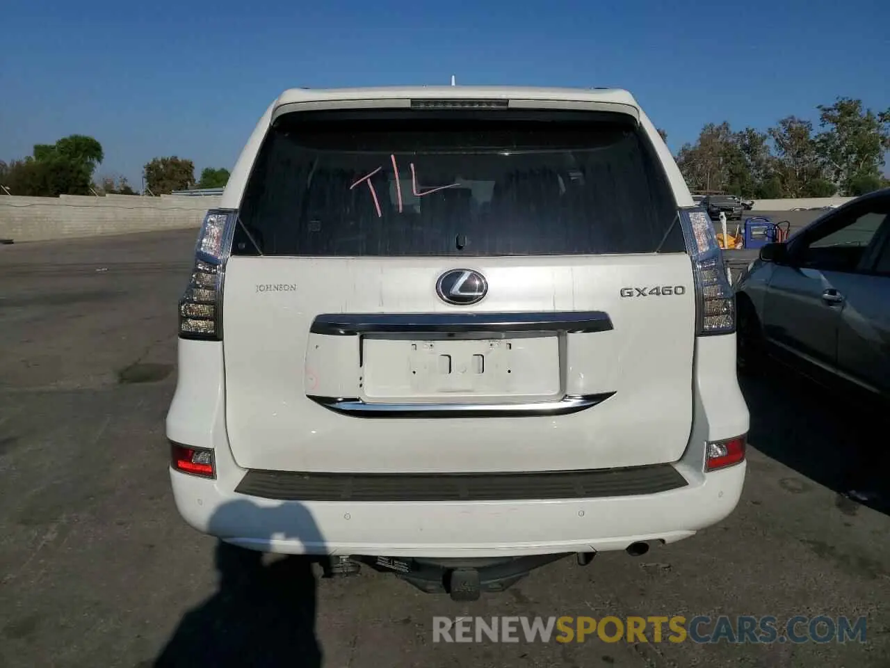 6 fotografías del automóvil dañado JTJAM7BX9M5272015 LEXUS GX 2021