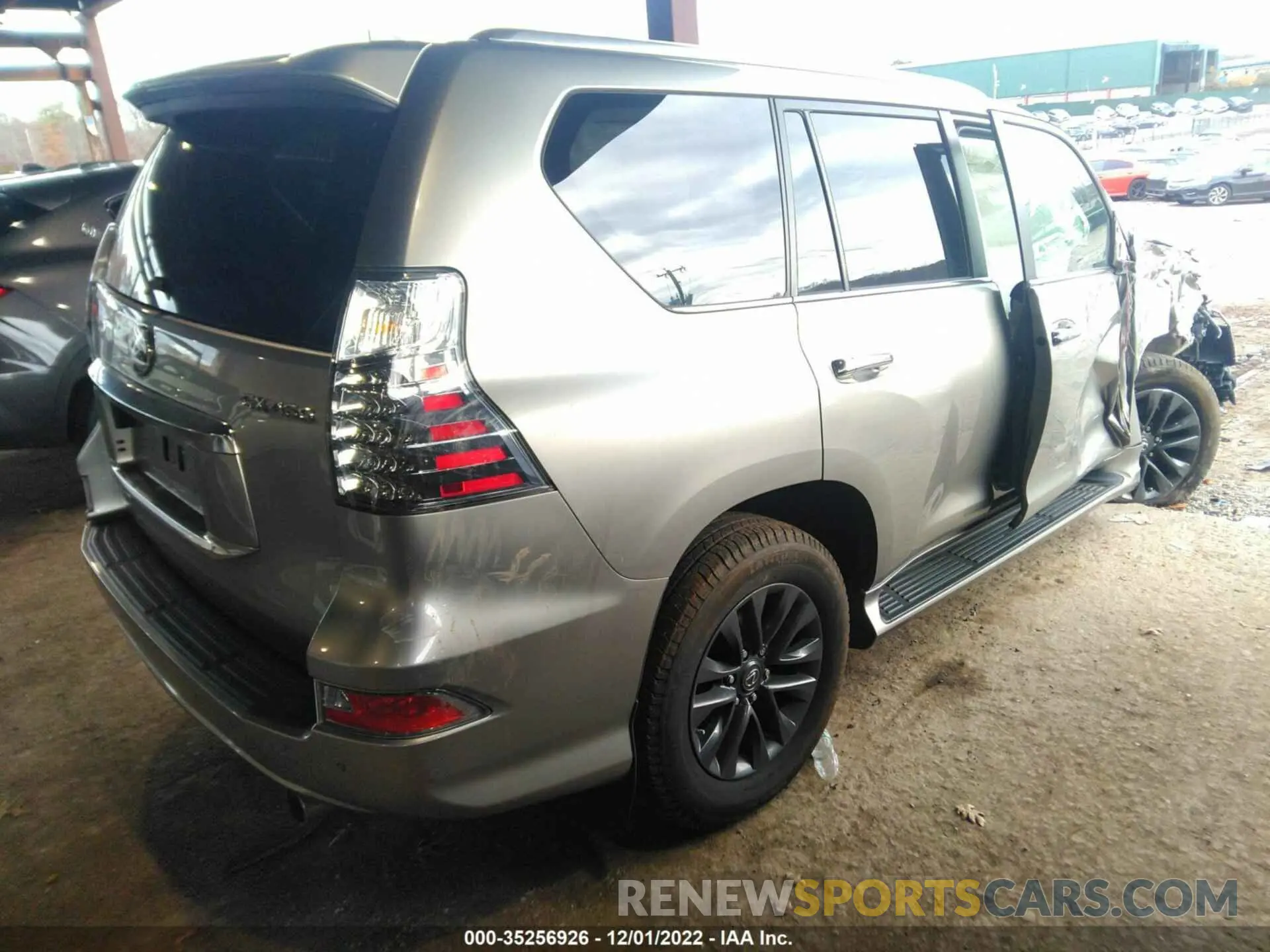 4 fotografías del automóvil dañado JTJAM7BX9M5272175 LEXUS GX 2021