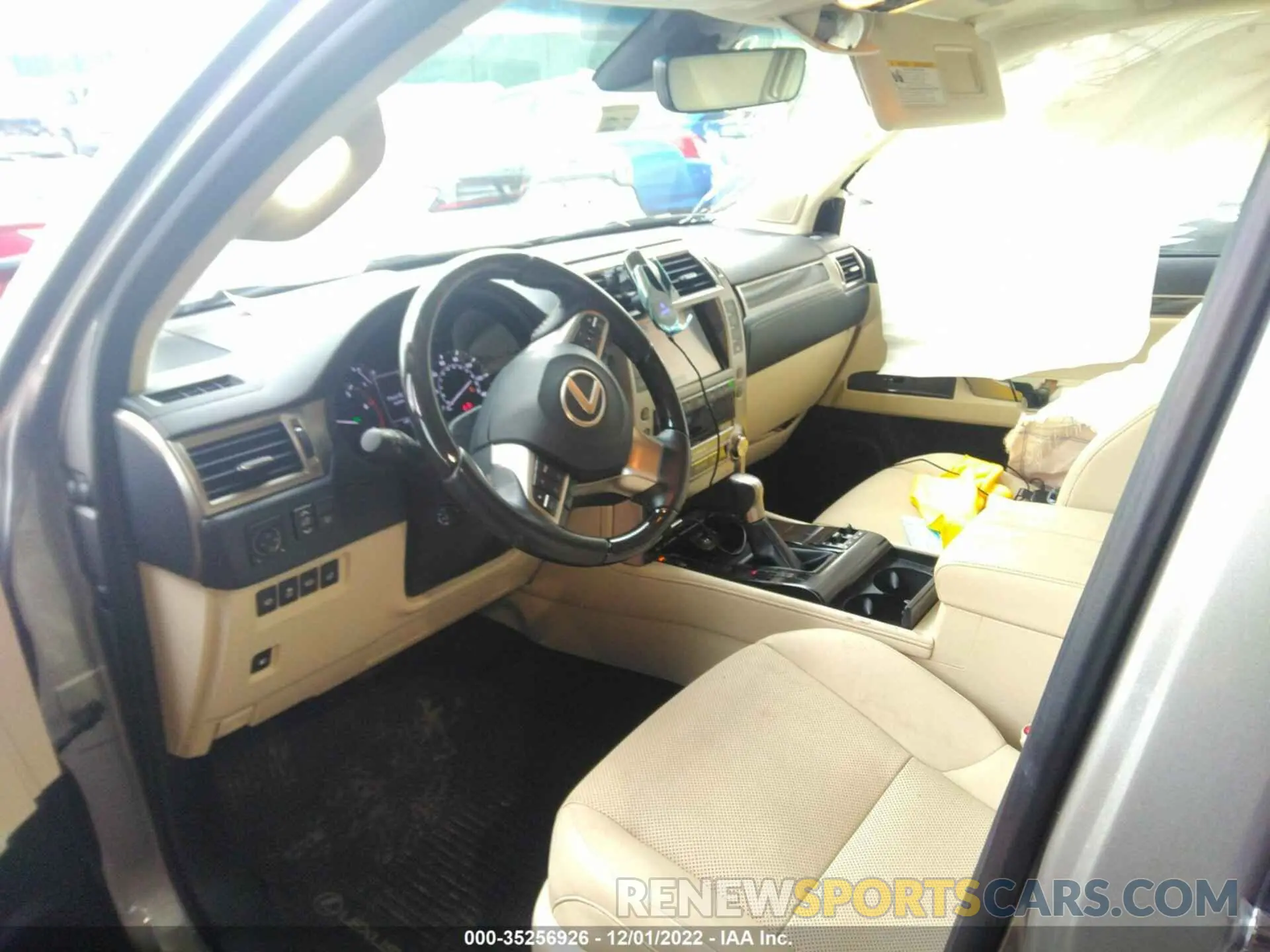 5 fotografías del automóvil dañado JTJAM7BX9M5272175 LEXUS GX 2021