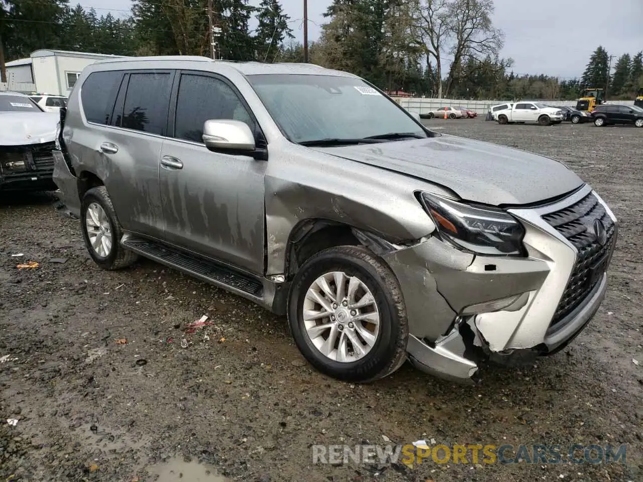 4 fotografías del automóvil dañado JTJAM7BX9M5276985 LEXUS GX 2021