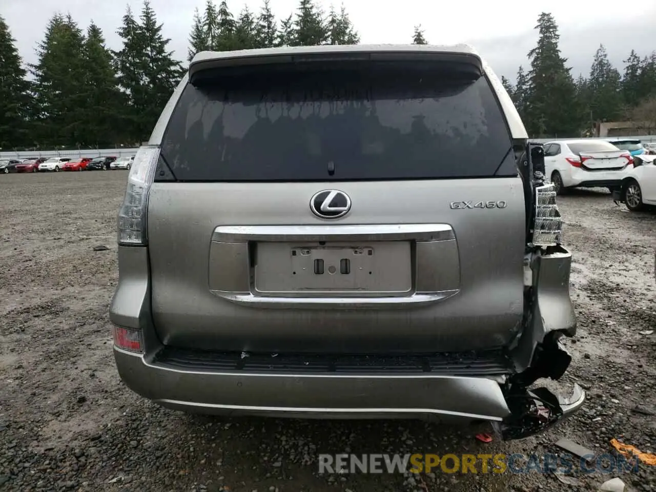 6 fotografías del automóvil dañado JTJAM7BX9M5276985 LEXUS GX 2021