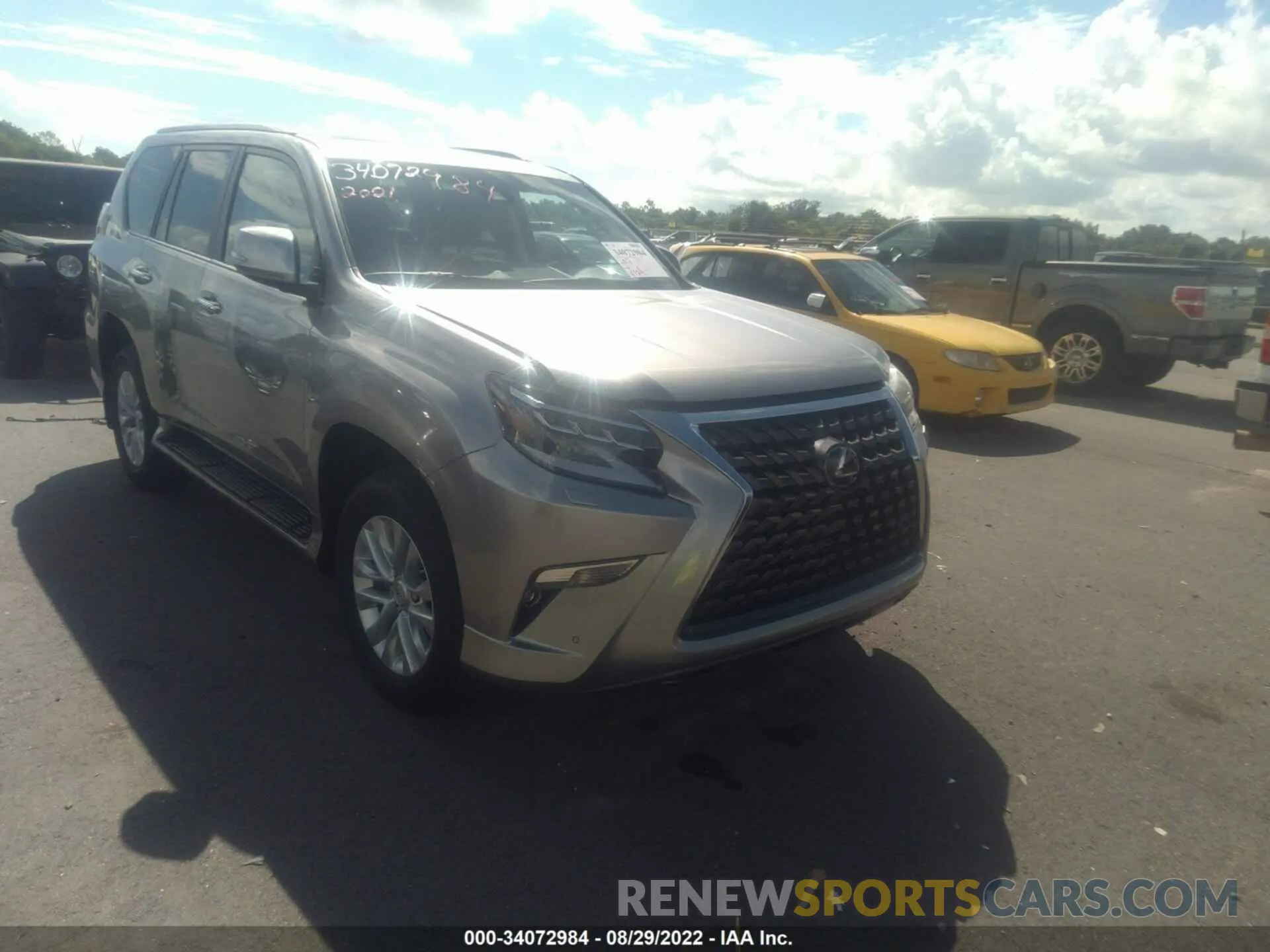 1 fotografías del automóvil dañado JTJAM7BX9M5280809 LEXUS GX 2021