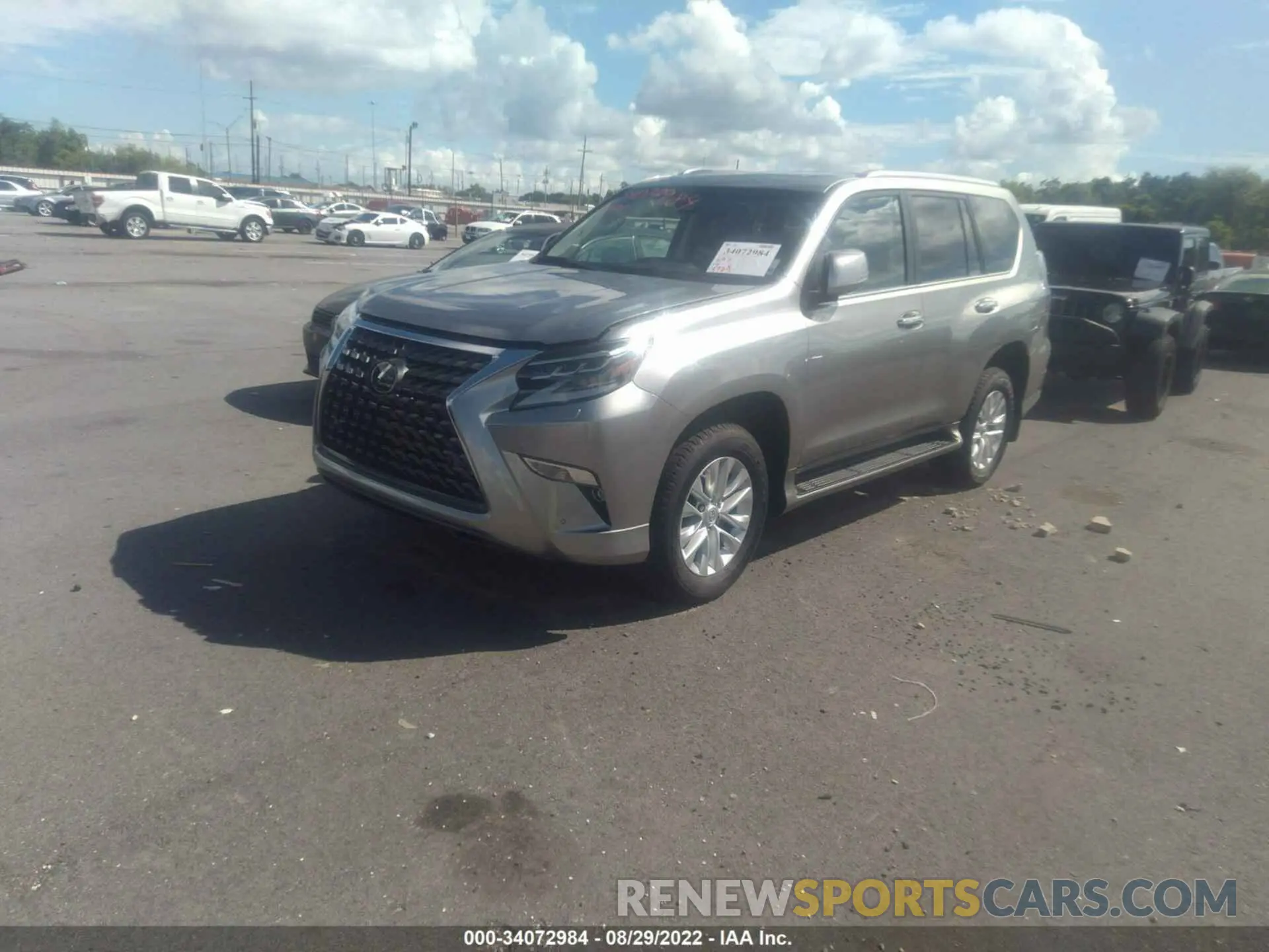 2 fotografías del automóvil dañado JTJAM7BX9M5280809 LEXUS GX 2021