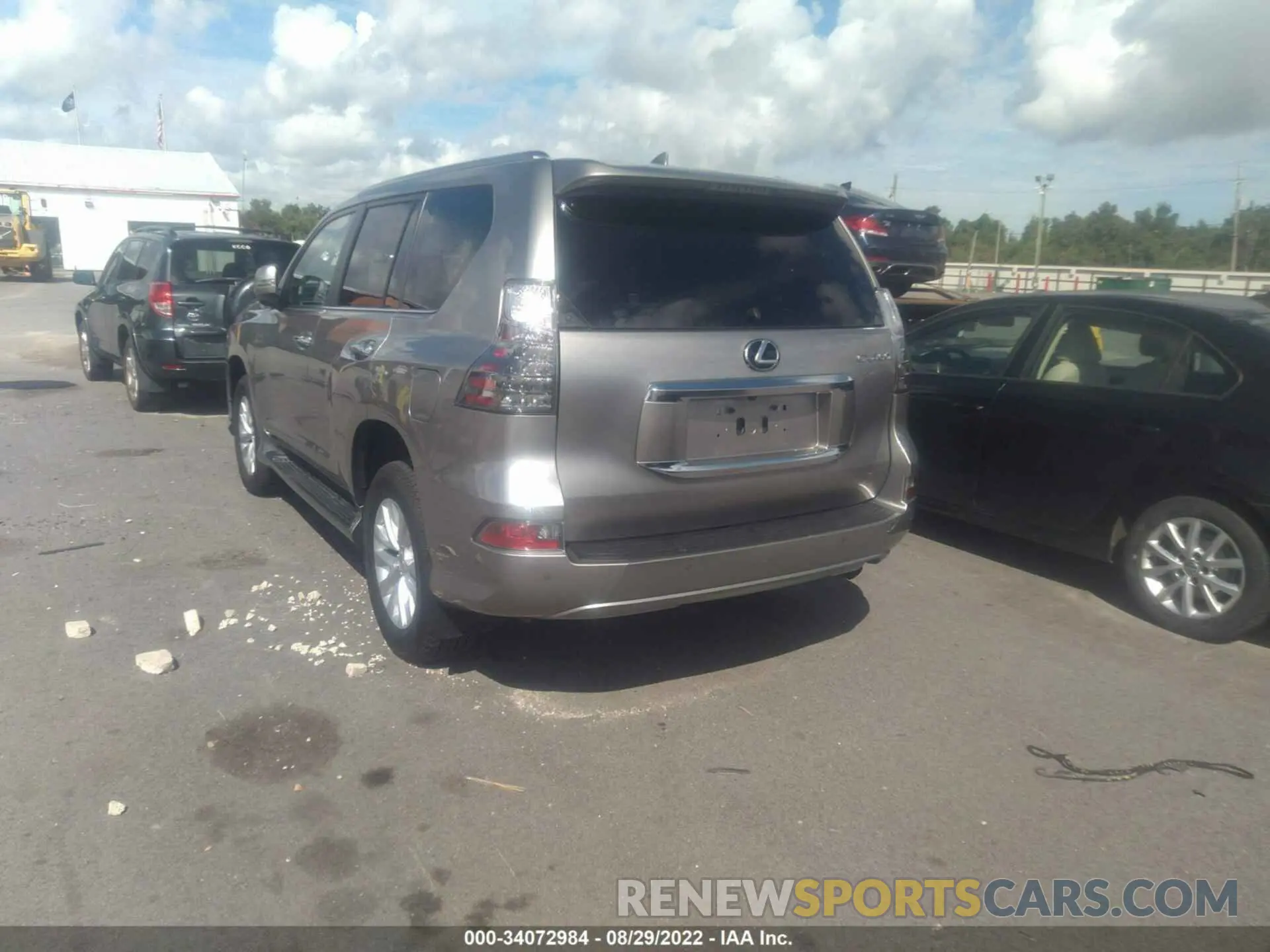 3 fotografías del automóvil dañado JTJAM7BX9M5280809 LEXUS GX 2021