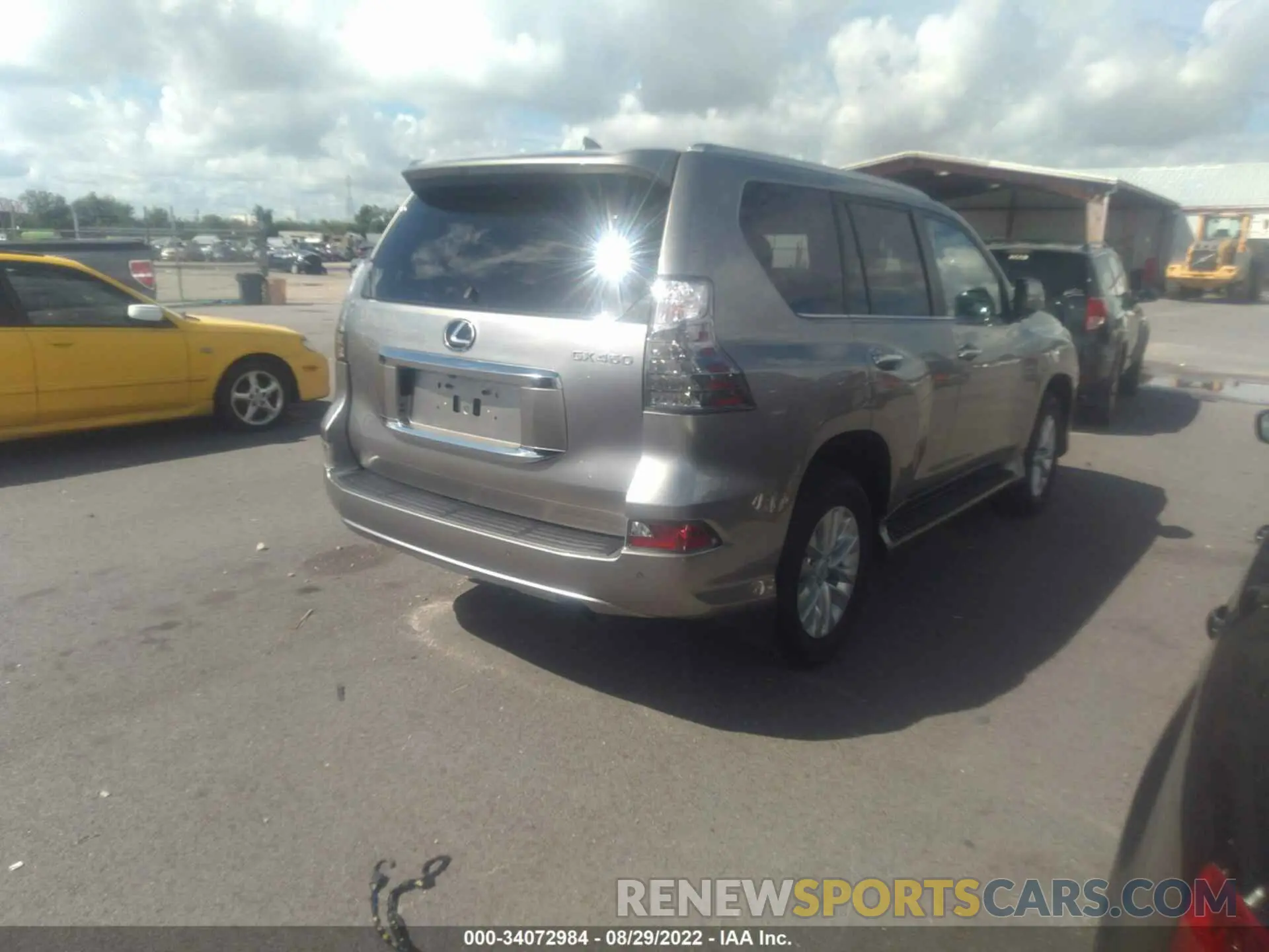 4 fotografías del automóvil dañado JTJAM7BX9M5280809 LEXUS GX 2021