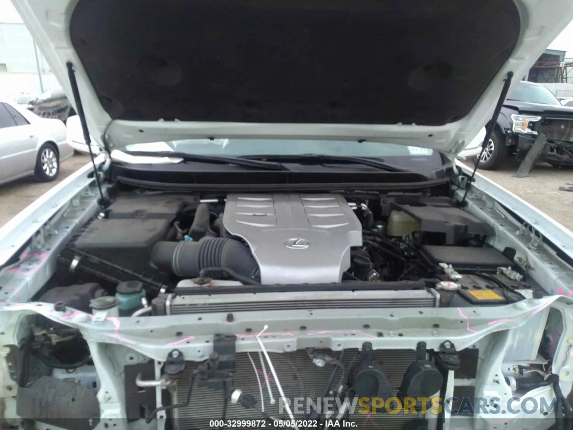 10 fotografías del automóvil dañado JTJAM7BX9M5288019 LEXUS GX 2021