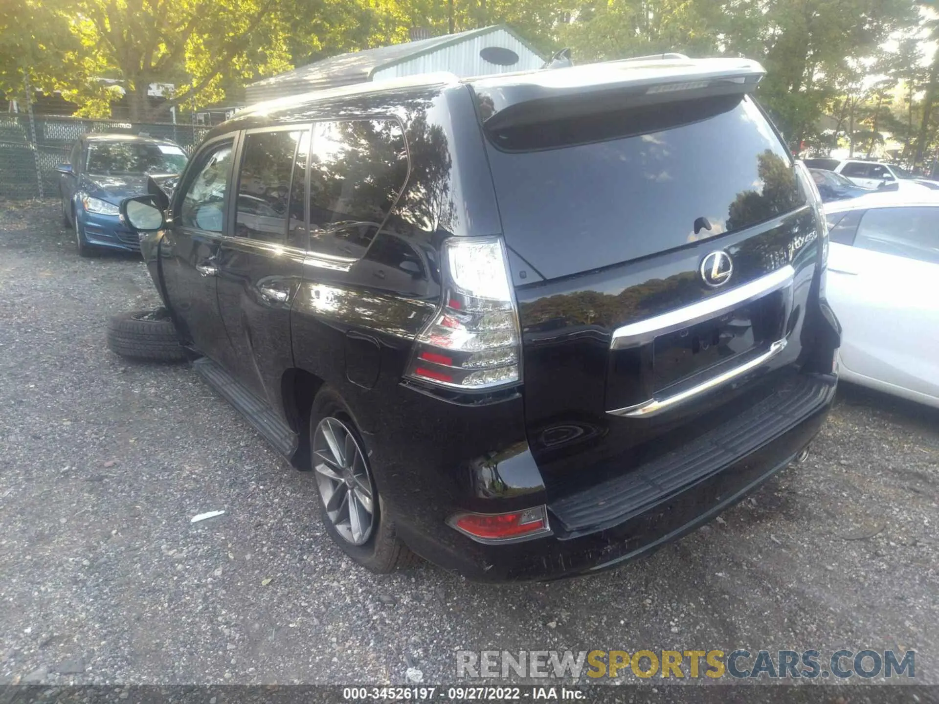 3 fotografías del automóvil dañado JTJAM7BX9M5293172 LEXUS GX 2021