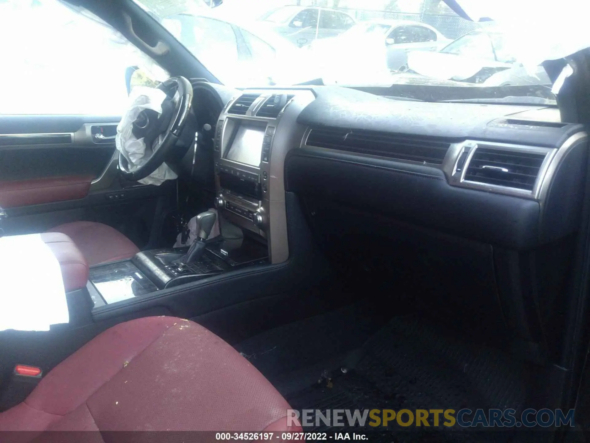 5 fotografías del automóvil dañado JTJAM7BX9M5293172 LEXUS GX 2021