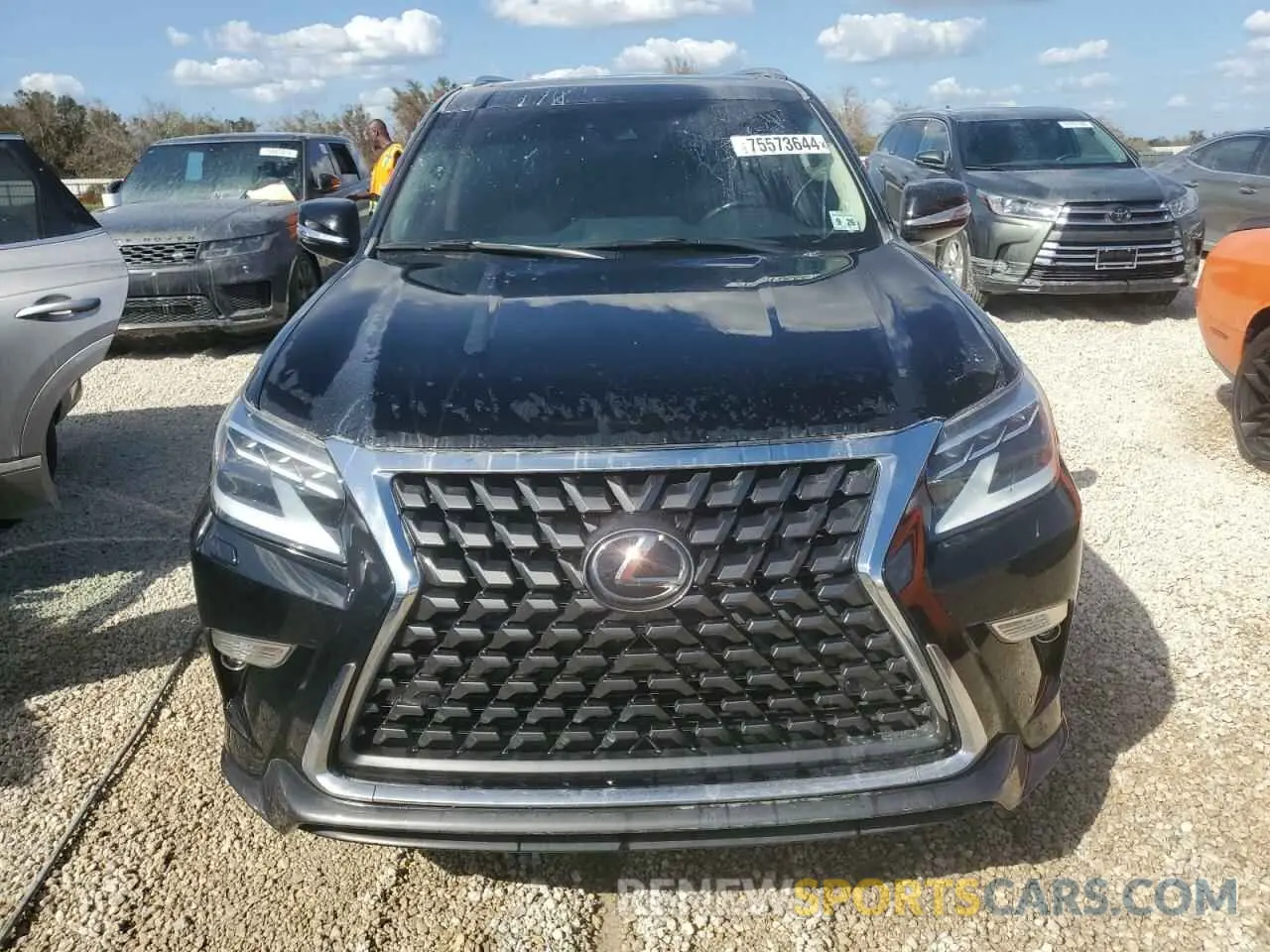 5 fotografías del automóvil dañado JTJAM7BX9M5298095 LEXUS GX 2021