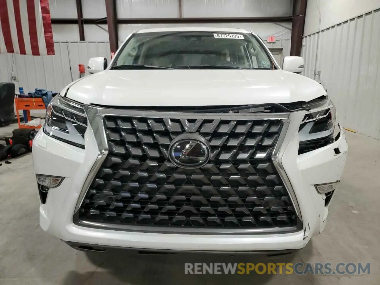 5 fotografías del automóvil dañado JTJAM7BX9M5302131 LEXUS GX 2021