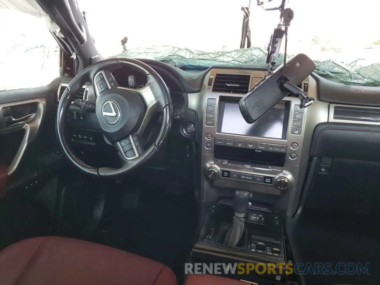 9 fotografías del automóvil dañado JTJAM7BXXM5268975 LEXUS GX 2021