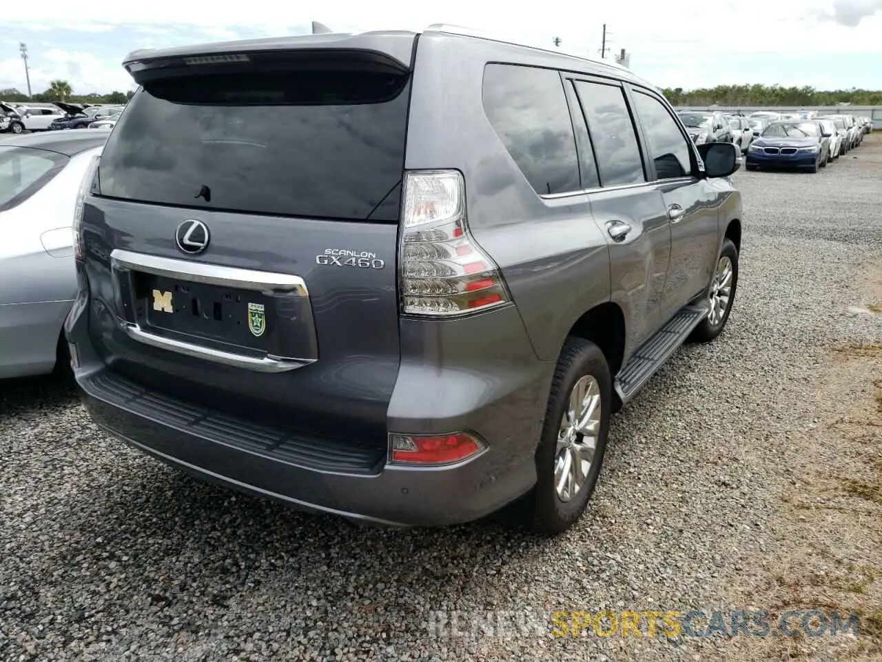 4 fotografías del automóvil dañado JTJAM7BXXM5271889 LEXUS GX 2021