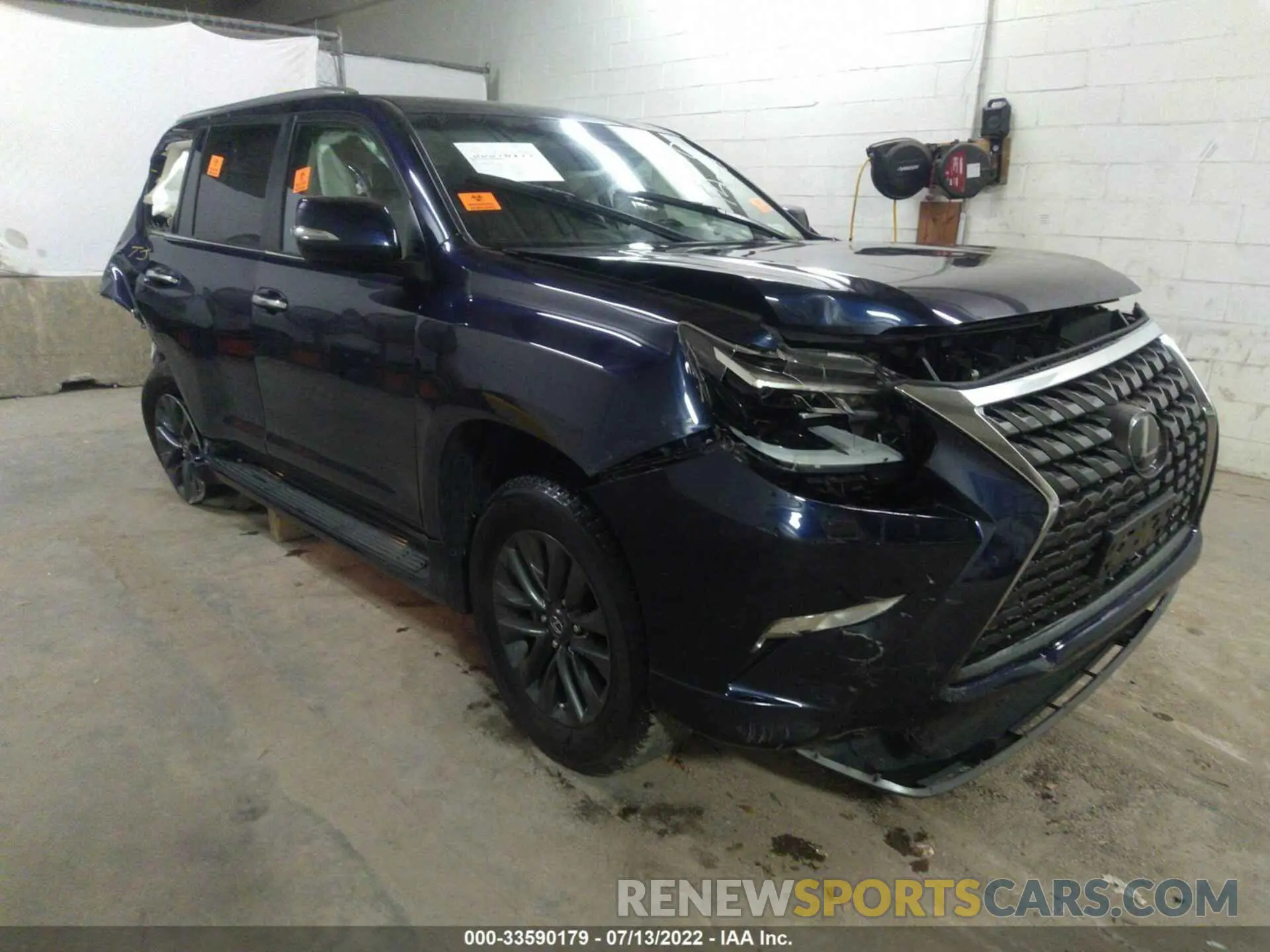 1 fotografías del automóvil dañado JTJAM7BXXM5275859 LEXUS GX 2021