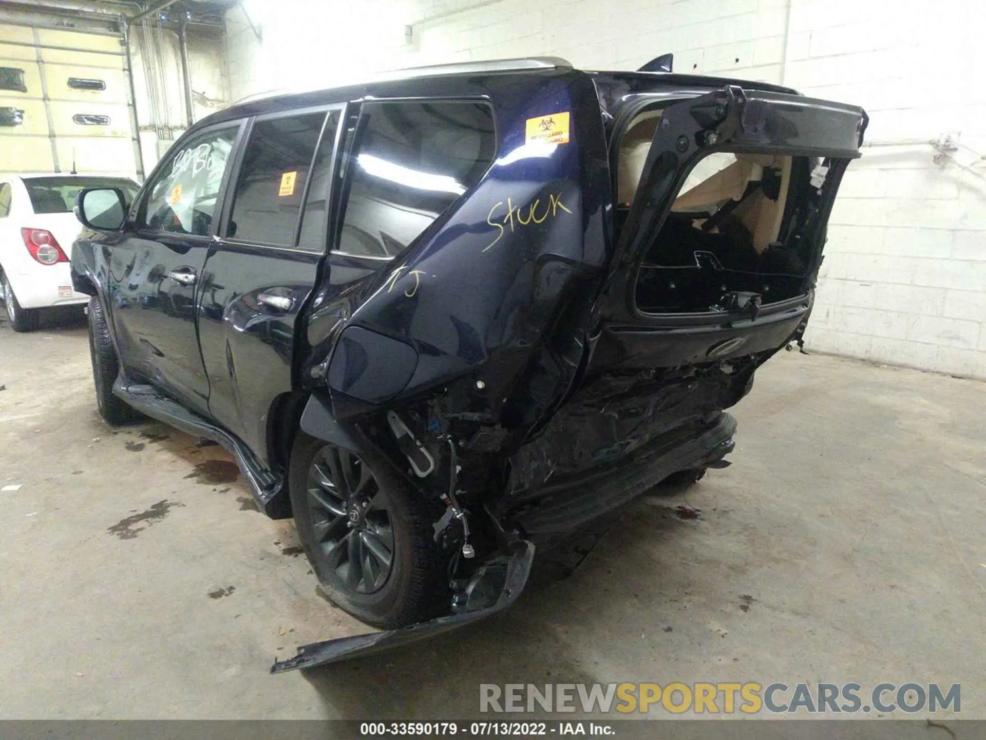 3 fotografías del automóvil dañado JTJAM7BXXM5275859 LEXUS GX 2021